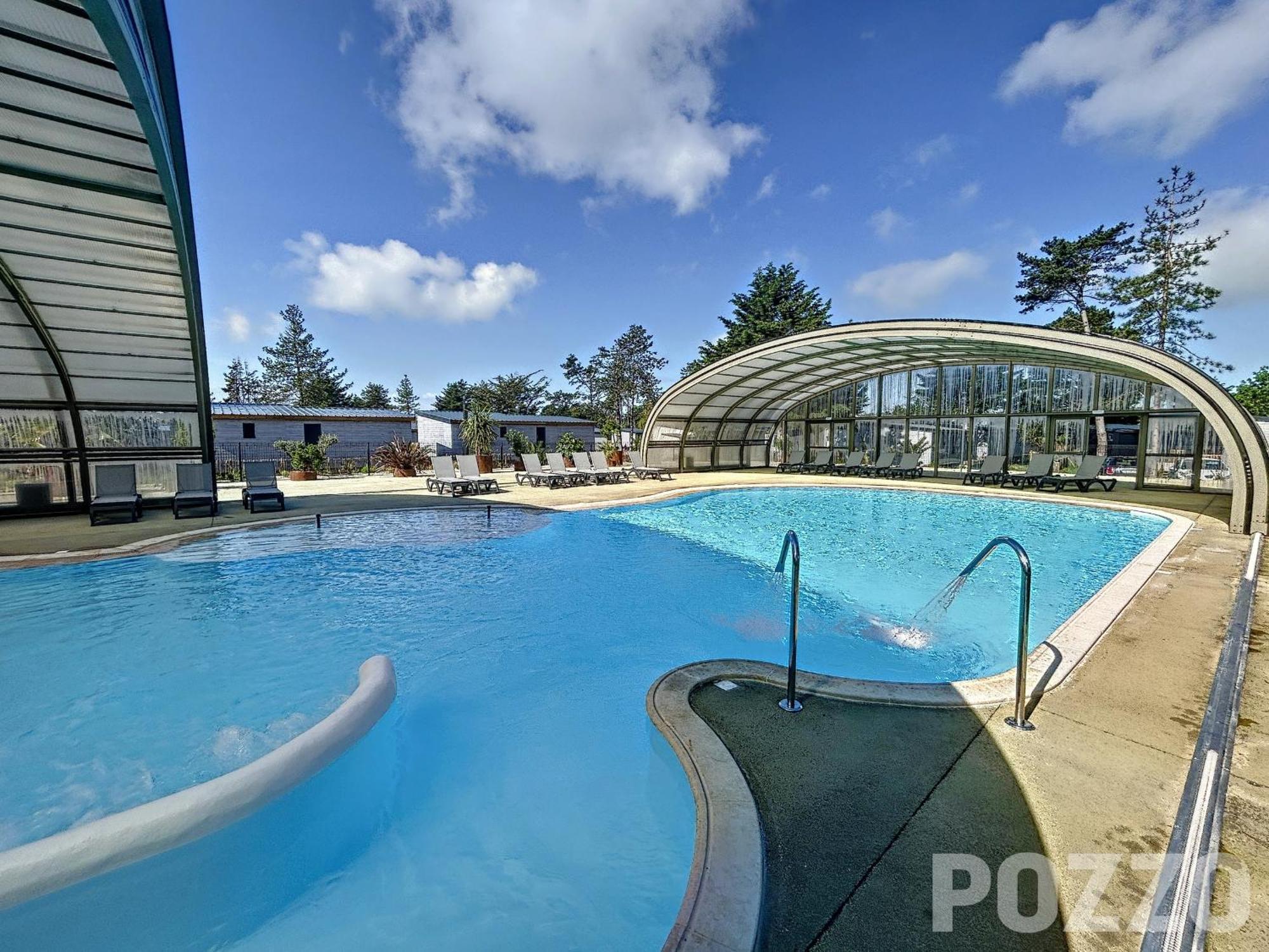 Chalet 4 Pers Avec Piscine Chauffee, Terrasse Privative, A 2 Pas De La Plage Et Commerces - Fr-1-361-467 Villa Jullouville-les-Pins Eksteriør billede